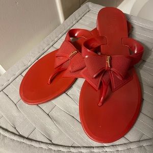 Ferragamo Red Sandals size 10